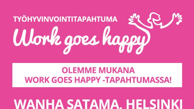 Ilmoittaudu Work Goes Happy -tapahtumaan nyt